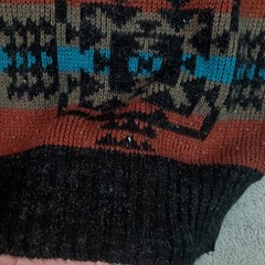 Vintage St Johns Bay Sweater Mens MED. Acrylic Wool Geometric Aztec Fair Aisle