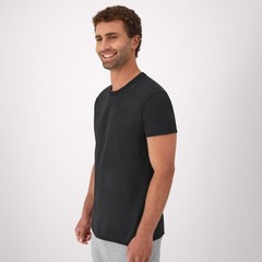 Hanes T-Shirt 6-Pack Men’s ComfortSoft TAGLESS Crewneck Short Sleeve Tee Value