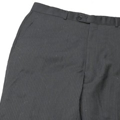 Axcess 42R 36×30 Black Stripe 100% Wool Mens Coat Jacket Pants Suit