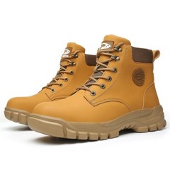 Mens Waterproof Work Boots Steel Toe Safety Shoes Indestructible Non Slip Boots