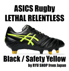 ASICS Rugby Shoes LETHAL RELENTLESS 1111A259.001 Black / Safety Yellow
