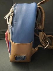 Loungefly Marvel Captain America Cosplay Mini Backpack Shield Star NWT