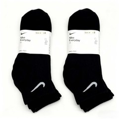 6Pair Black Low-Cut Ankle Socks Size L CHAUSSETTES DE SPORT