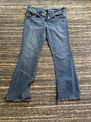 American Eagle Outfitters Bootcut Super Stretch Blue Denim Jeans Women’s 14