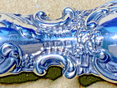 ANTIQUE EDWARDIAN STERLING SILVER BUTTONHOOK 167mm `B’HAM, ENGLAND-NO RUST/DENTS