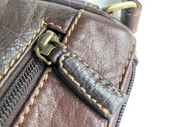 C&A ladies bag shoulder bag crossbody brown leather