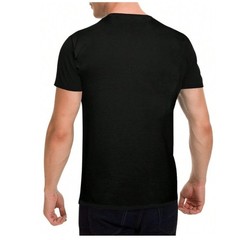 Men’s Plus Size Casual Crew Neck T-Shirt – Geometric-Pattern, Smooth Cotton