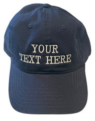 Custom Embroidered Baseball Cap Personalized Text Dad Hat with Your Own Message
