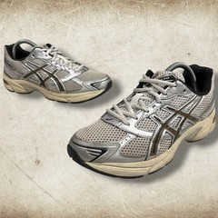 ASICS Gel 1130 Men’s Size 8.5 White Clay Canyon Retro Running Sneakers Mesh