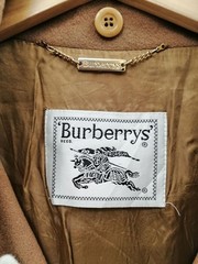 BURBERRYS Cashmere Blend Wool Coat BRN Used
