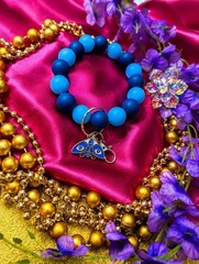 Handmade Silicone Beaded Keychain Wristlets – Choose Your Style