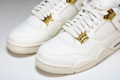 AQ9129-170 AJ 4 Retro Metallic Gold Size 4-13