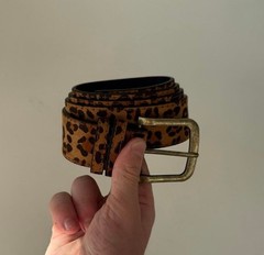 Cheetah Leopard Print Belt