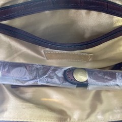 Croc Embossed HandBag By Randolph Duke ~NEW