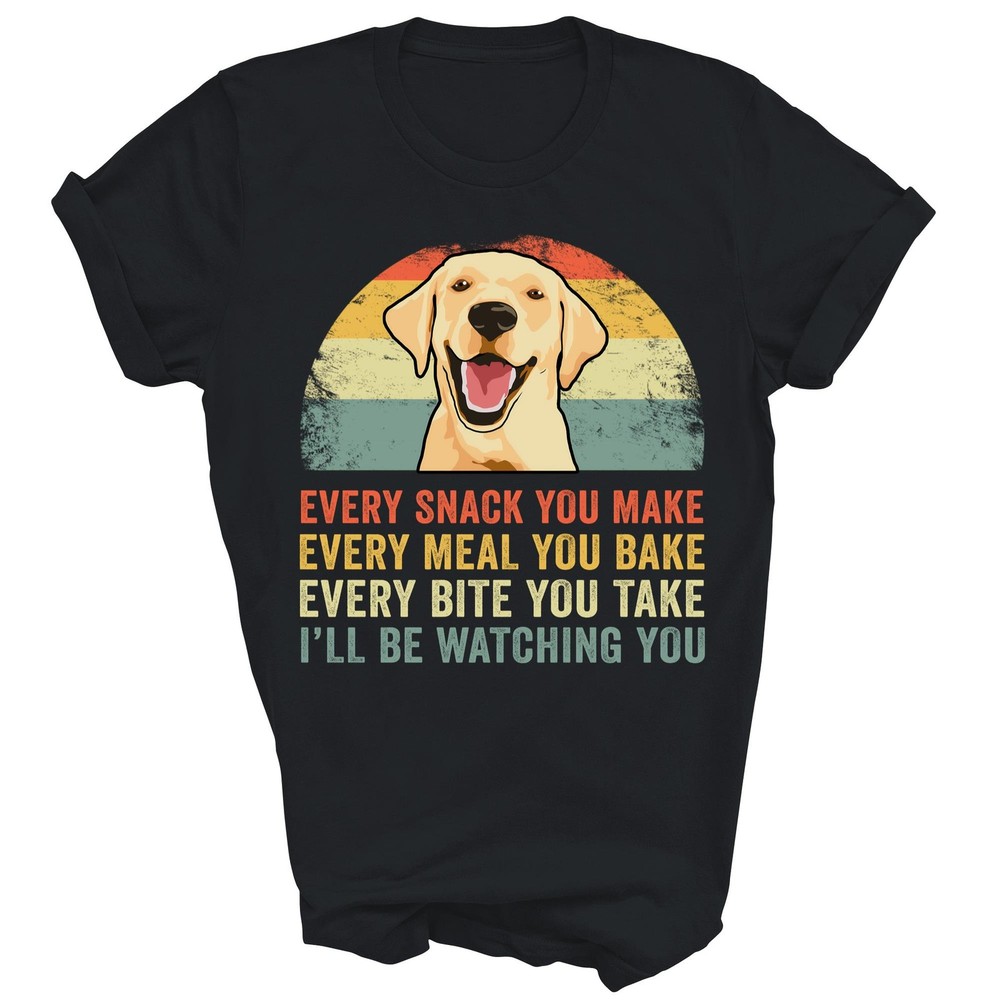 Yellow Labrador Lab Dad Retriever T-Shirt