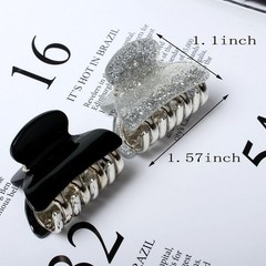 6 Pack Hair Clips, 1.57 Inch Resin Small Claw Clips, Thin, Medium, Fine Hair