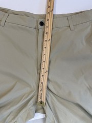 Lululemon Commission Golf Pants Mens 36 Beige Vented Nylon Stretch M5AS9S
