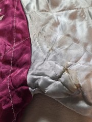 VTG 1950s Japanese Souvenir Velvet And Satin Embroidered Jacket Reversible Med