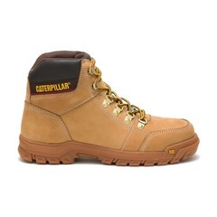 Caterpillar Men Outline Steel Toe Work Boot Work Boots Leather