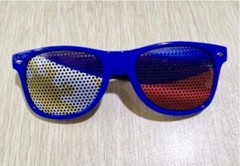 Philippine Flag Sunglasses. 400 UV Len Shades. Philippines Pilipinas. Blue Frame