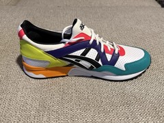 ASICS Gel Lyte V Mens Trainers SIZE 12 White Multicolour 1191A227-100