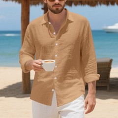 Casual Loose American Style Long Sleeve Shirt