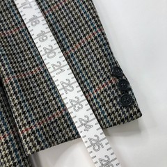 Ermenegildo Zegna Tessuto Houndstooth 44 Wool Sport Coat Beige Black PLS READ