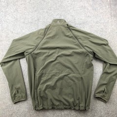 The North Face Jacket Men Large Green Full Zip Windbreaker Flight Series Running