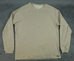 Purnell Santa Barbara Work Wear Mens Tan Pullover Sweater Sweatshirt XL Soft