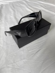 Prada PR17WS 1AB5S049 Women’s Sunglasses 49 mm Black / Dark Grey Lens