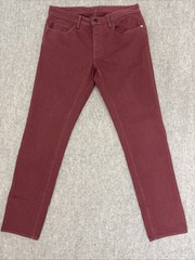 Bonobos Tailored Slim Jeans Light Red Mens 32×32