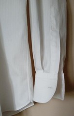 Men Brioni Shirt White Cotton 46