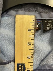 Vintage Patagonia Womens Blue Synchilla Fleece Full Zip Pockets Vest Size Medium