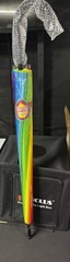 Rainbow Umbrella-Full Size 24 Rib Multicolored Metal Base New