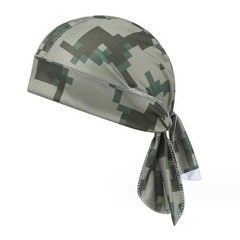 Camouflage Motorcycle Wrap Biker Du Do Black Doo Rag Head Skull Cap Durag