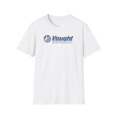Vintage-Inspired Vought Aircraft Gildan Softstyle T-Shirt Casual Aviation Lovers
