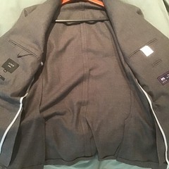 J.Crew Ludlow Slim Suit 38S 30×30 Gray Moon British Wool Cotton Blazer Pants