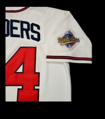 Deion Sanders Atlanta Braves 1992 Men’s Home White Baseball Jersey (S-3XL)