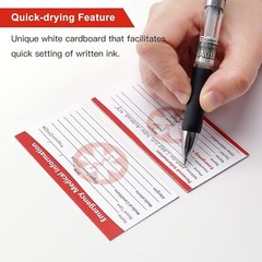 10 Pcs Emergency Medical Information ID Card Emergency ID Cards for Wallet