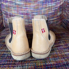 DUCKFEET Roskilde Chelsea Leather Boots Women’s Sz EU 40 US 9-9.5 Tan Unisex