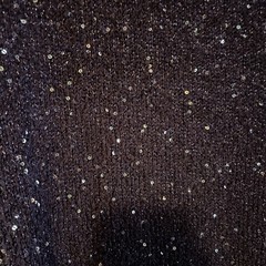 Chico’s Sweater Purple Metallic Sequin V Neckline Sparkle- size not specified