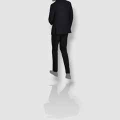 Alfani Men’s Black Slim-Fit Stretch 2-PC Jacket Pants Suit Size 42S 36W x 34L