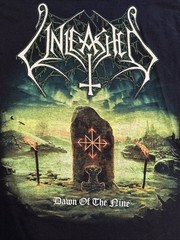 Official Vintage Unleashed Dawn Of The Nine Tee Shirt M Medium Death Metal