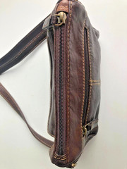 C&A ladies bag shoulder bag crossbody brown leather