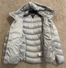 Patagonia Womens Size XS Silver Downtown Down Puffer Jacket 600 Fill Warm 28602