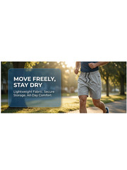 4 Pack Men’s Athletic Shorts Quick Dry Gym Running Sports Shorts Zipper Pocket