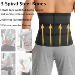 Best Neoprene Waist Trimmer Belt – Waste Trainer Trainers Band for Workout Belt