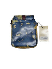 Patricia Nash Zeva Leather Crossbody Wallet Blue Fog
