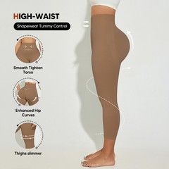 Plus Size Slimming Anti Cellulite Compression Leggings Leg Shaper High Waist US