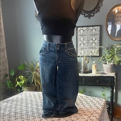 American Eagle Outfitters Women’s Boot Cut Jeans – Dark Blue